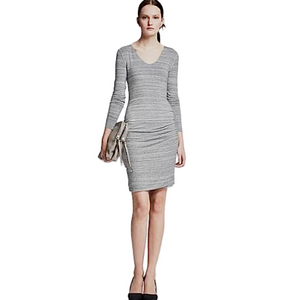 BANANA REPUBLIC Jersey Ruched-side Fitted Dress